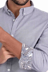 Men's Casual Shirt (Blue)